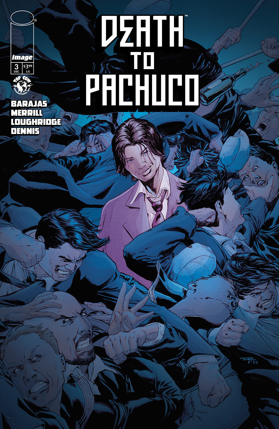 DEATH TO PACHUCO #3 (OF 5) CVR B TONY PARKER & LEE LOUGHRIDGE VAR (MR)