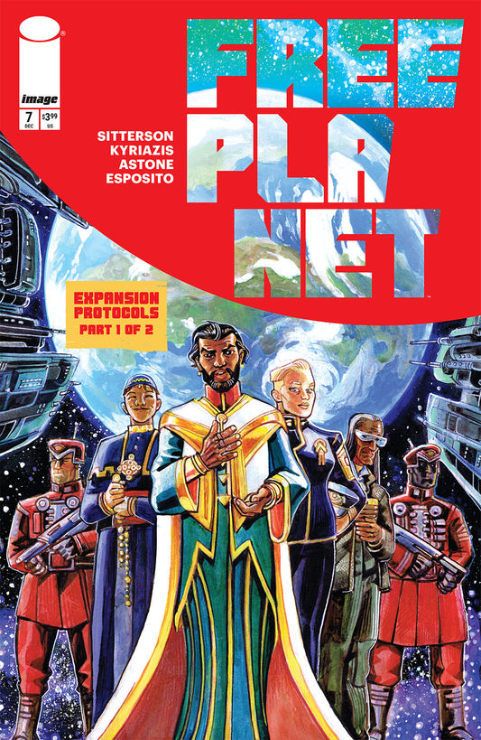 FREE PLANET #7 CVR A JED DOUGHERTY