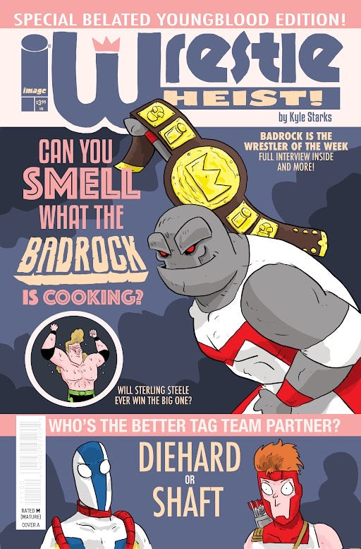 WRESTLE HEIST #1 (OF 5) CVR D KYLE STARKS YOUNGBLOOD TEAM UP VAR