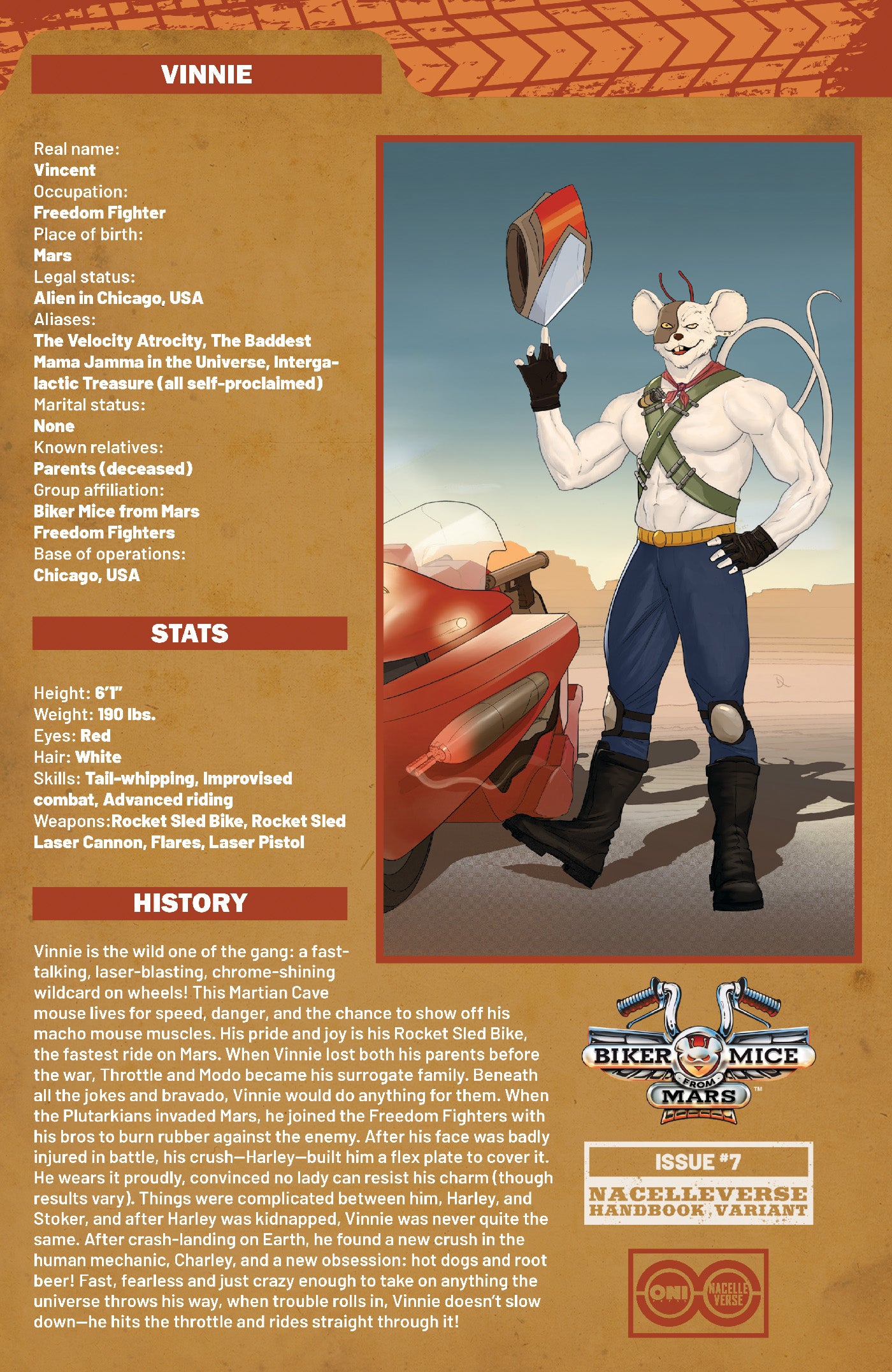 BIKER MICE FROM MARS (2025) #7 CVR B DOTUN AKANDE HANDBOOK VAR