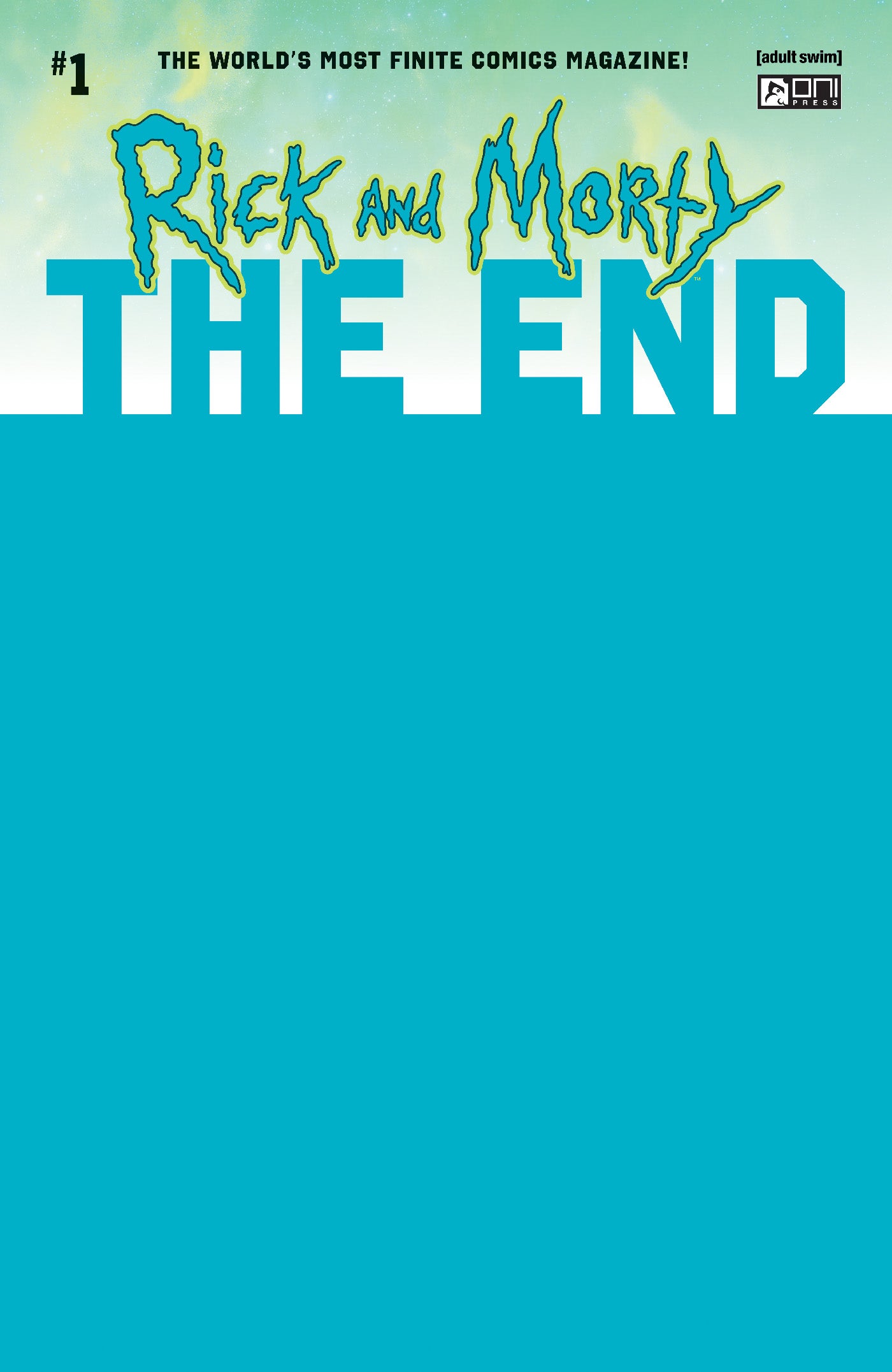 RICK AND MORTY THE END #1 CVR D BLUE SKETCH VAR