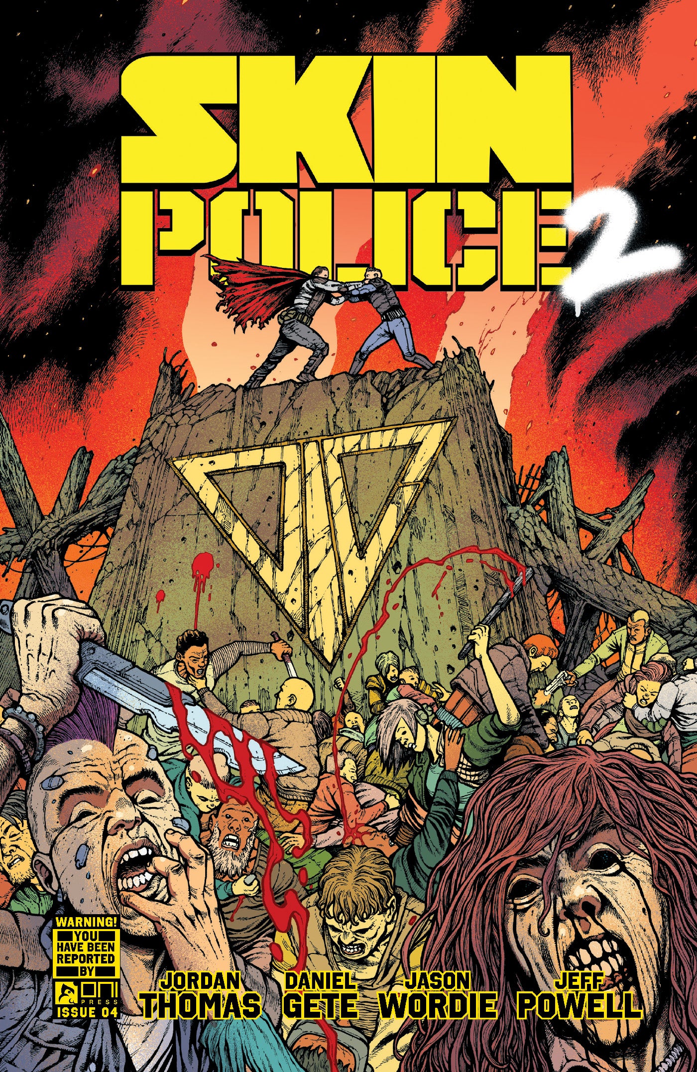 SKIN POLICE 2 #4 (OF 4) CVR A DANIEL GETE (MR)