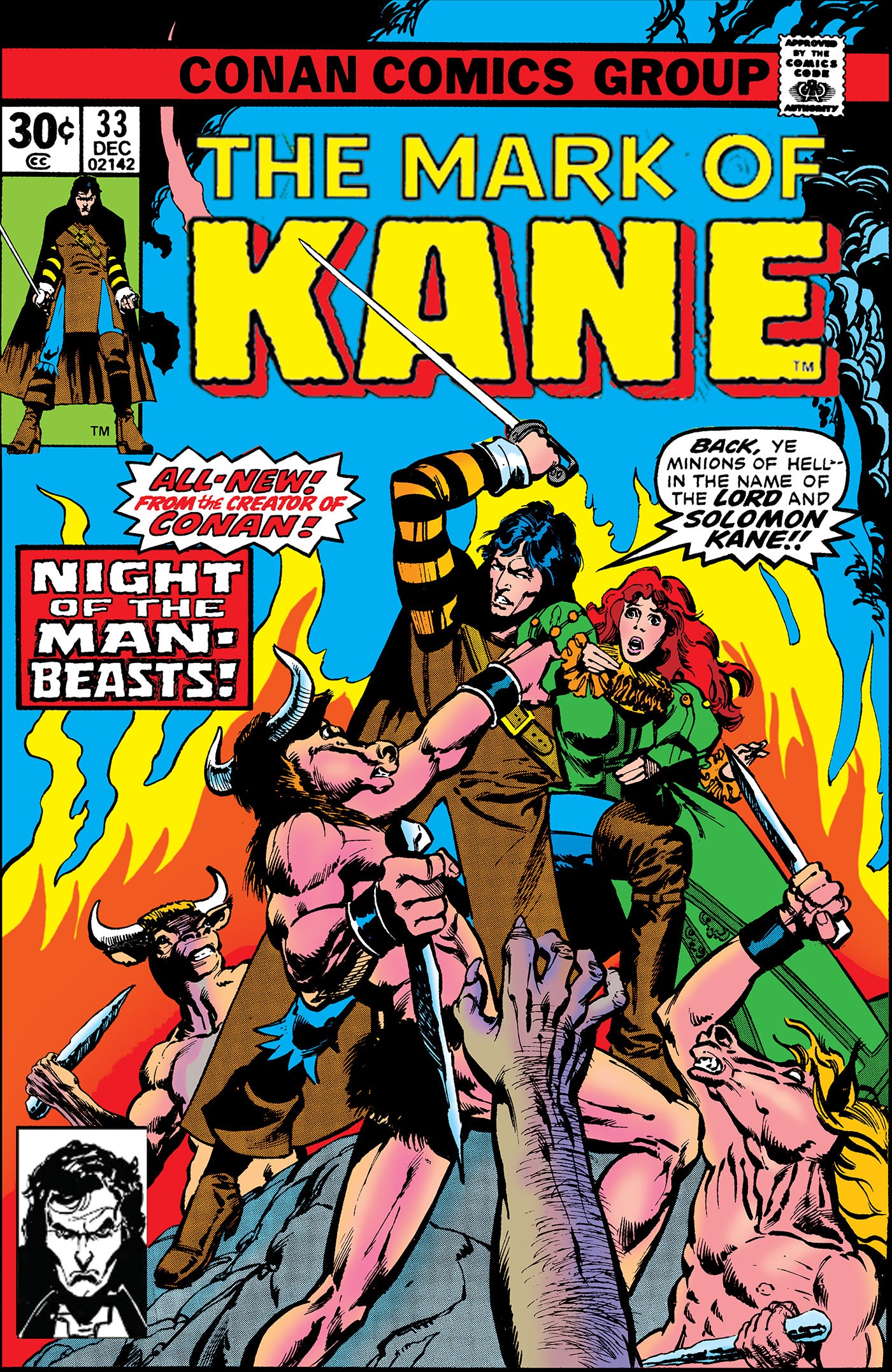 SOLOMON KANE THE ORIGINAL COMICS OMNIBUS HC VOL 01 DIRECT MARKET EDITION CVR (MR)