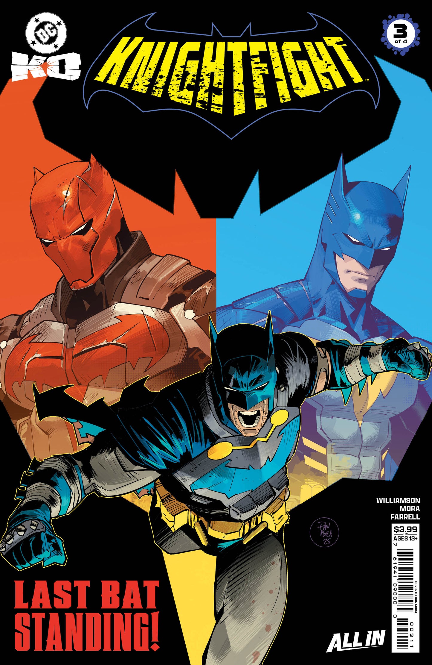 DC K.O. KNIGHTFIGHT #3 (OF 4) CVR A DAN MORA