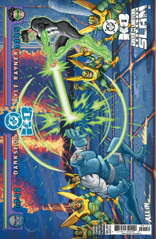 DC K.O. GREEN LANTERN GALACTIC SLAM #1 (ONE SHOT) CVR E JUAN FERREYRA WRAPAROUND CARD STOCK VAR