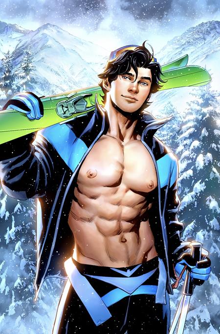 NIGHTWING #134 CVR E TRAVIS MOORE SWEATER WEATHER CARD STOCK VAR