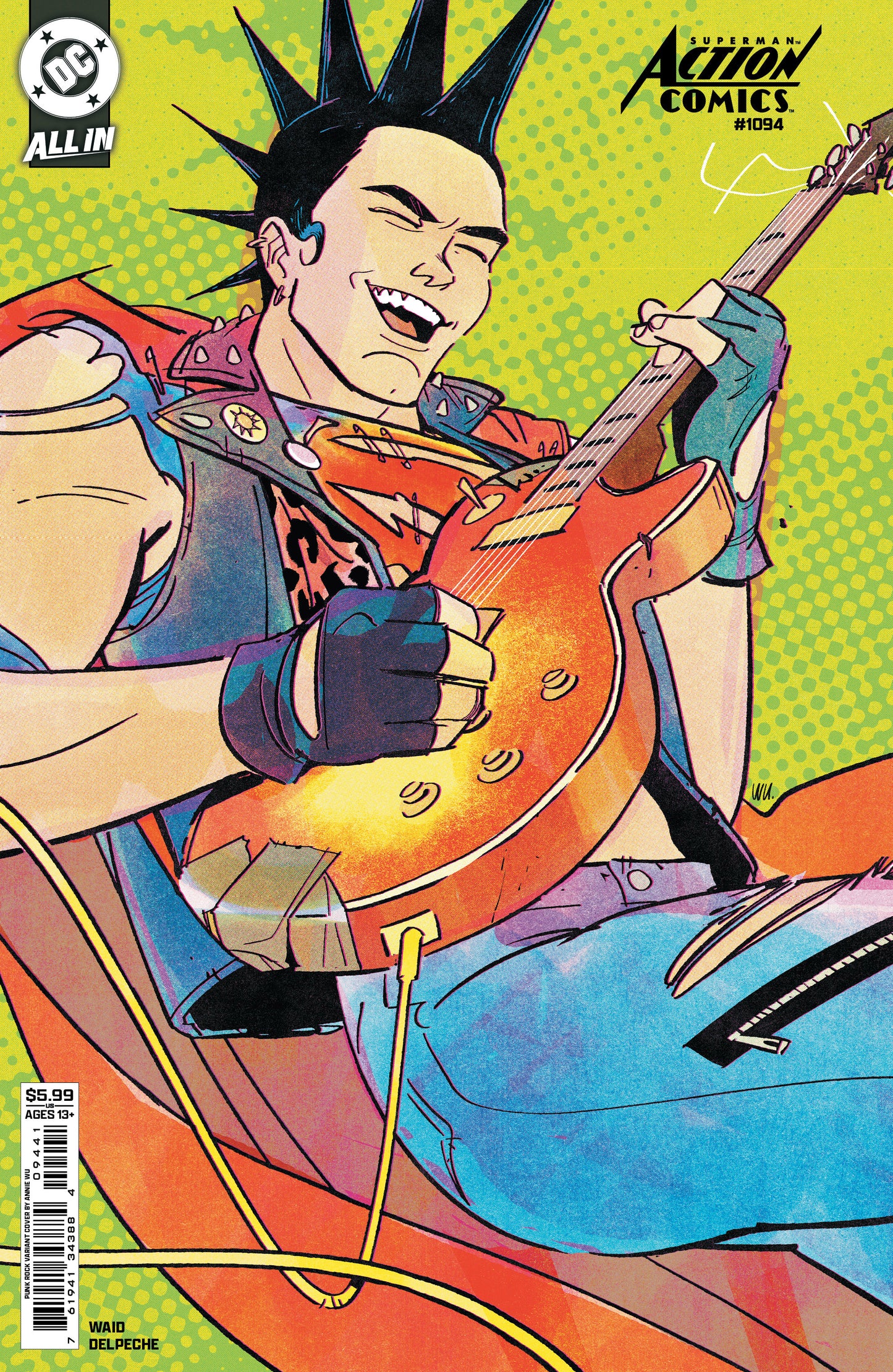 ACTION COMICS #1094 CVR D ANNIE WU PUNK ROCK CARD STOCK VAR