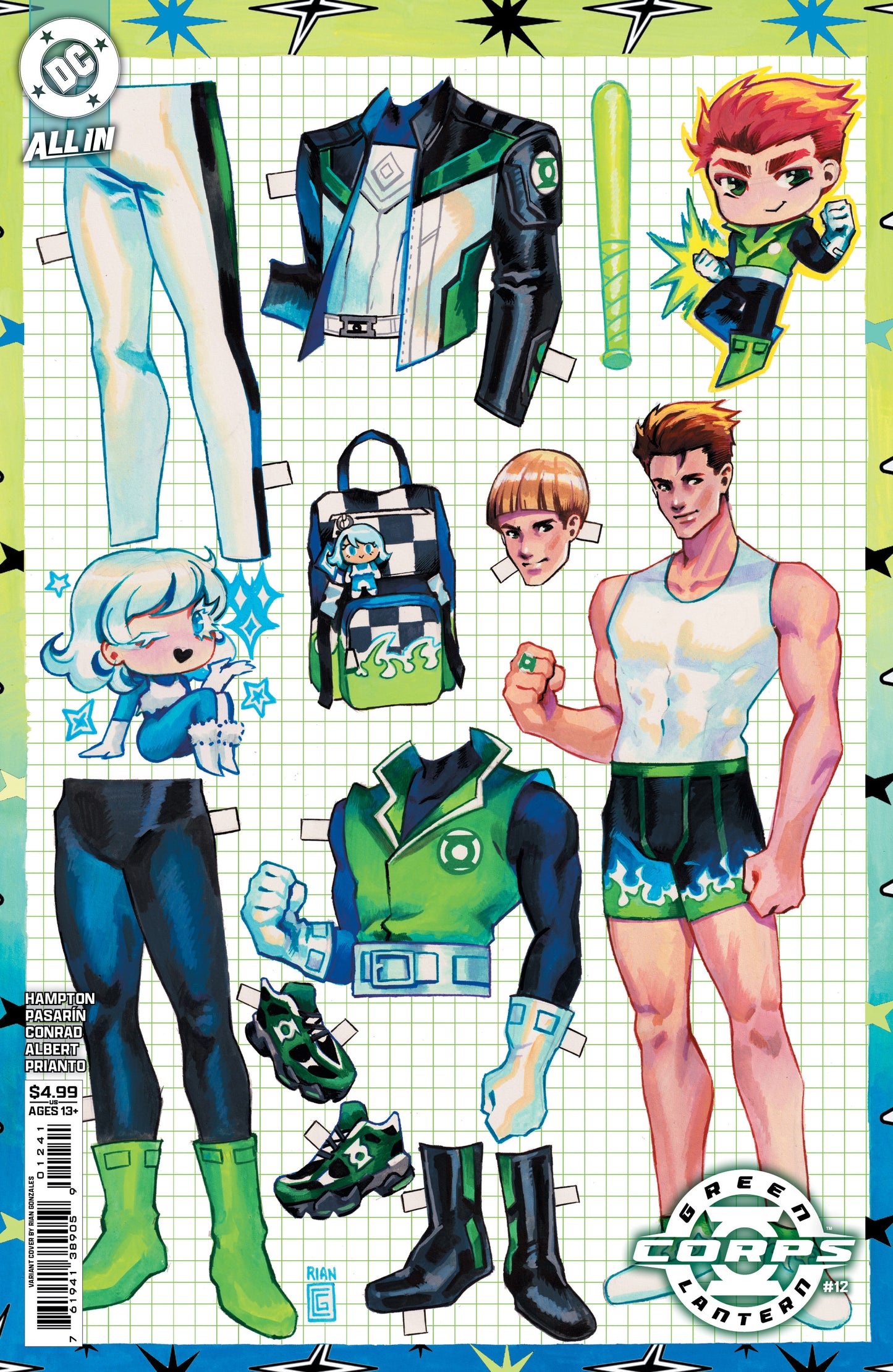 GREEN LANTERN CORPS #12 CVR B RIAN GONZALES CARD STOCK VAR