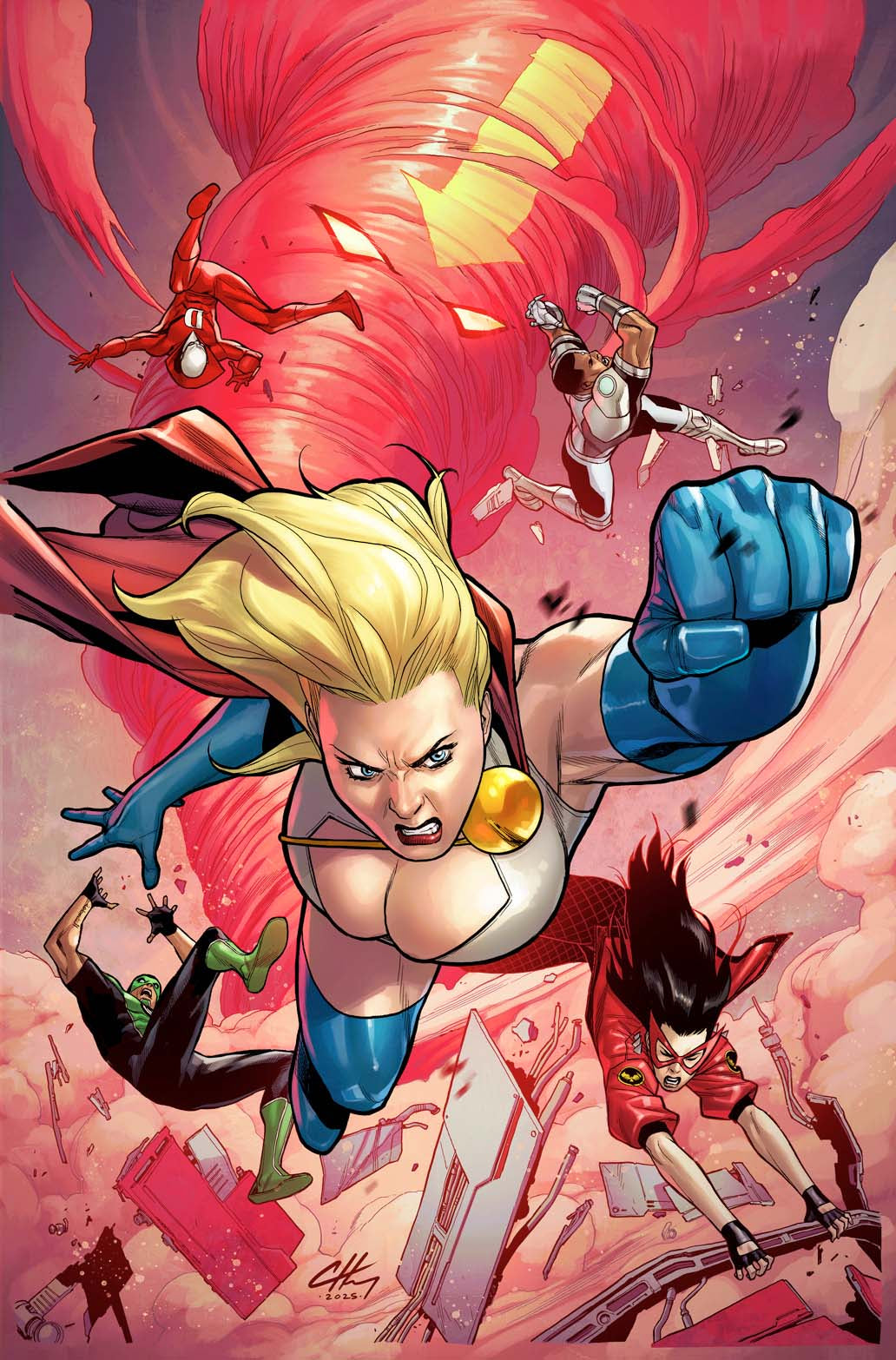 JUSTICE LEAGUE RED #6 (OF 6) CVR A CLAYTON HENRY