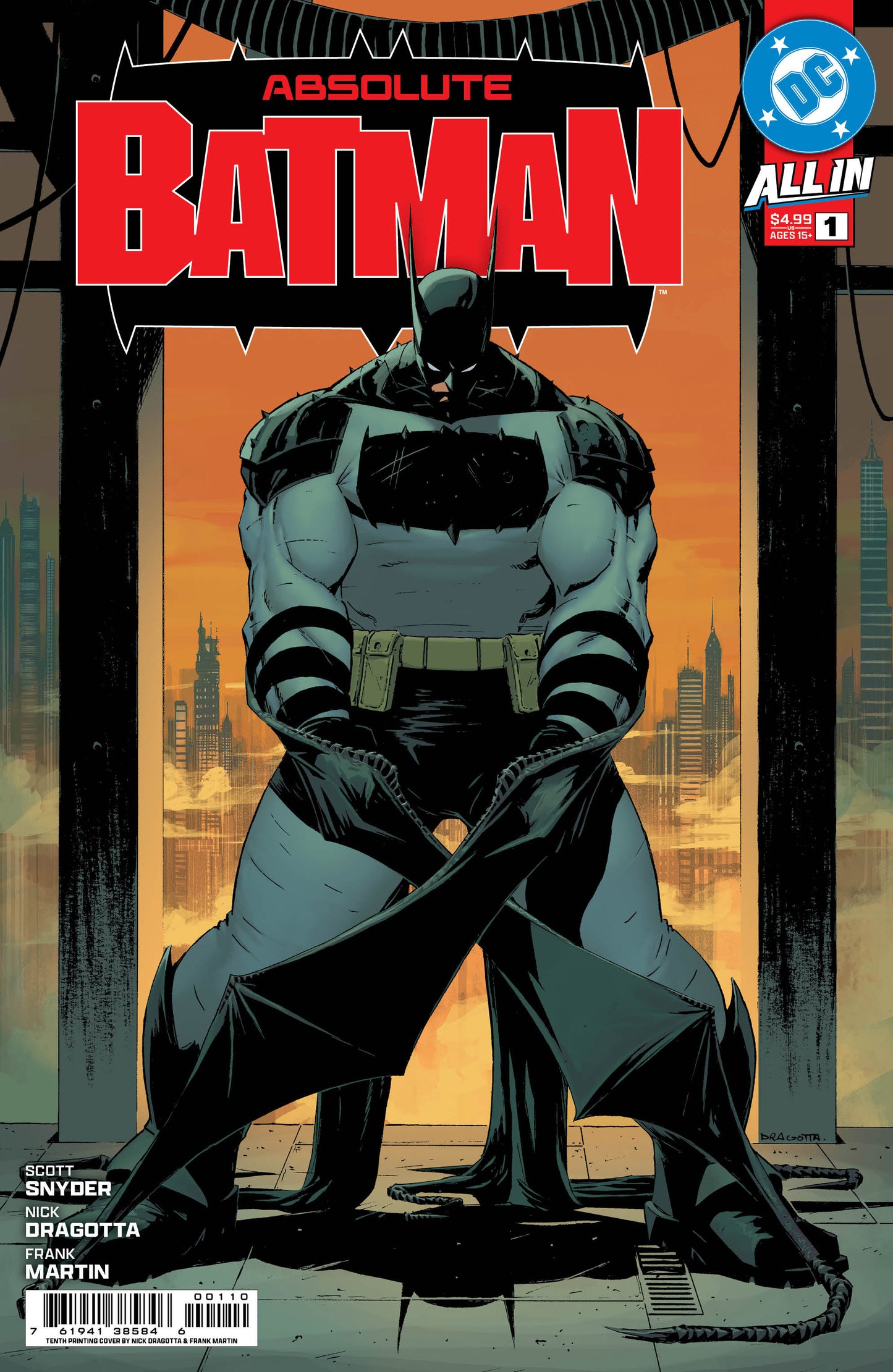 ABSOLUTE BATMAN #1 Tenth Printing Cvr A Nick Dragotta