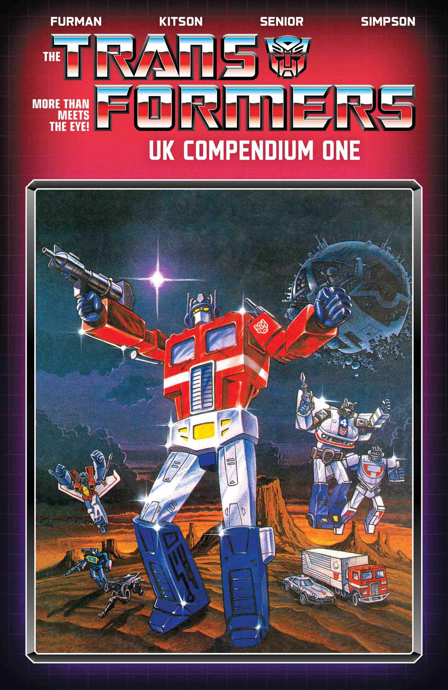 TRANSFORMERS UK COMPENDIUM TP DIRECT MARKET EXCLUSIVE BOOK 01 JOHN HIGGINS CVR