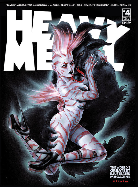 HEAVY METAL MAGAZINE #4 CVR A OLIVIA DE BERARDINIS (MR)