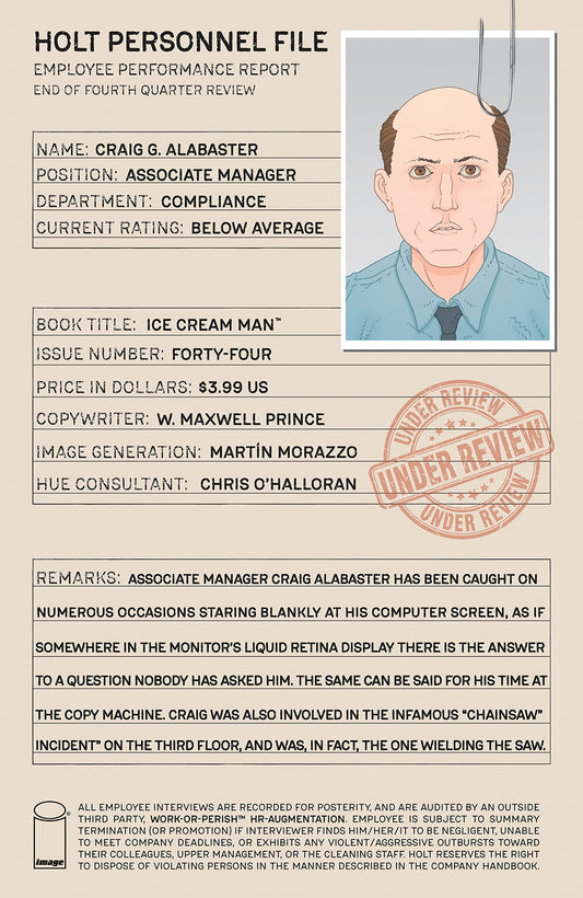 ICE CREAM MAN #44 CVR A MARTIN MORAZZO & CHRIS OHALLORAN (MR)