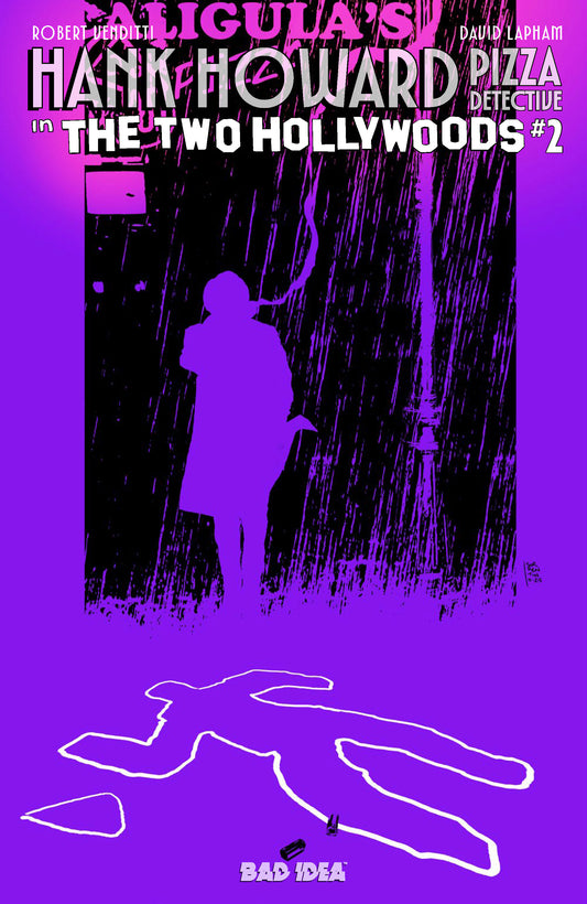 HANK HOWARD PIZZA DETECTIVE THE TWO HOLLYWOODS #2 (OF 2) CVR A ANDREA SORRENTINO