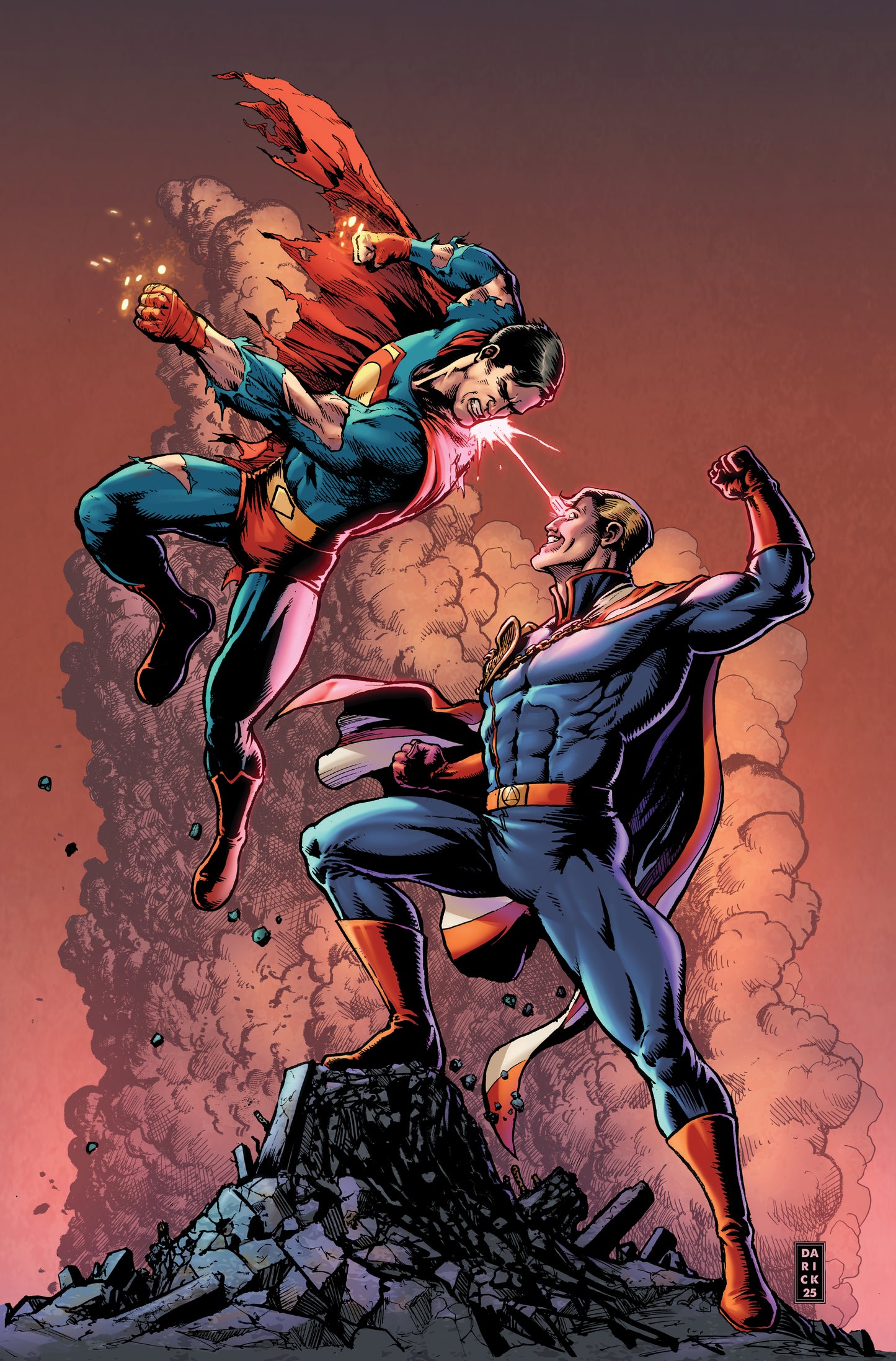 DC K.O. BOSS BATTLE #1 (ONE SHOT) CVR B DARICK ROBERTSON CARD STOCK VAR