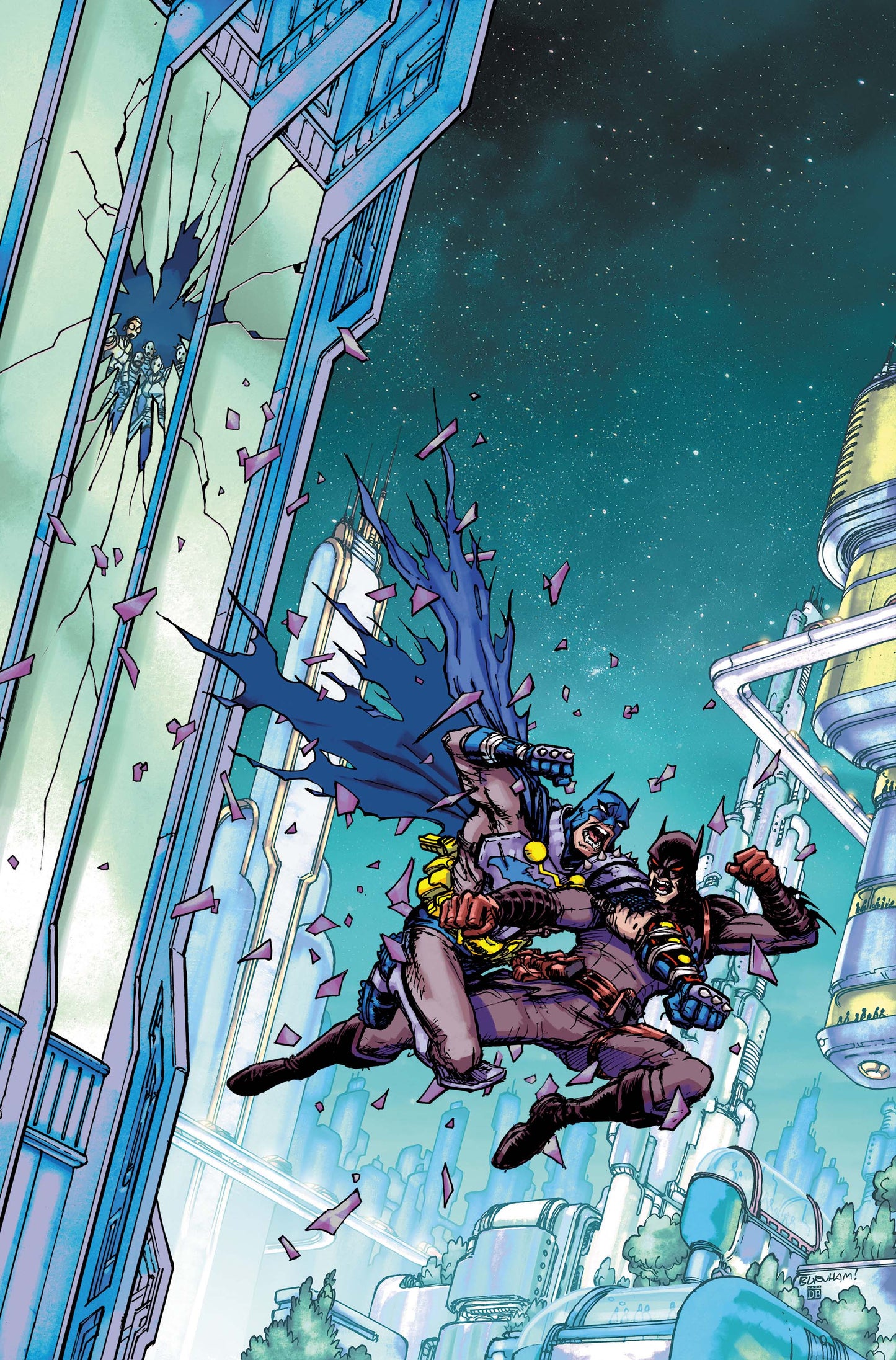 DC K.O. KNIGHTFIGHT #4 (OF 4) CVR B CHRIS BURNHAM CARD STOCK VAR