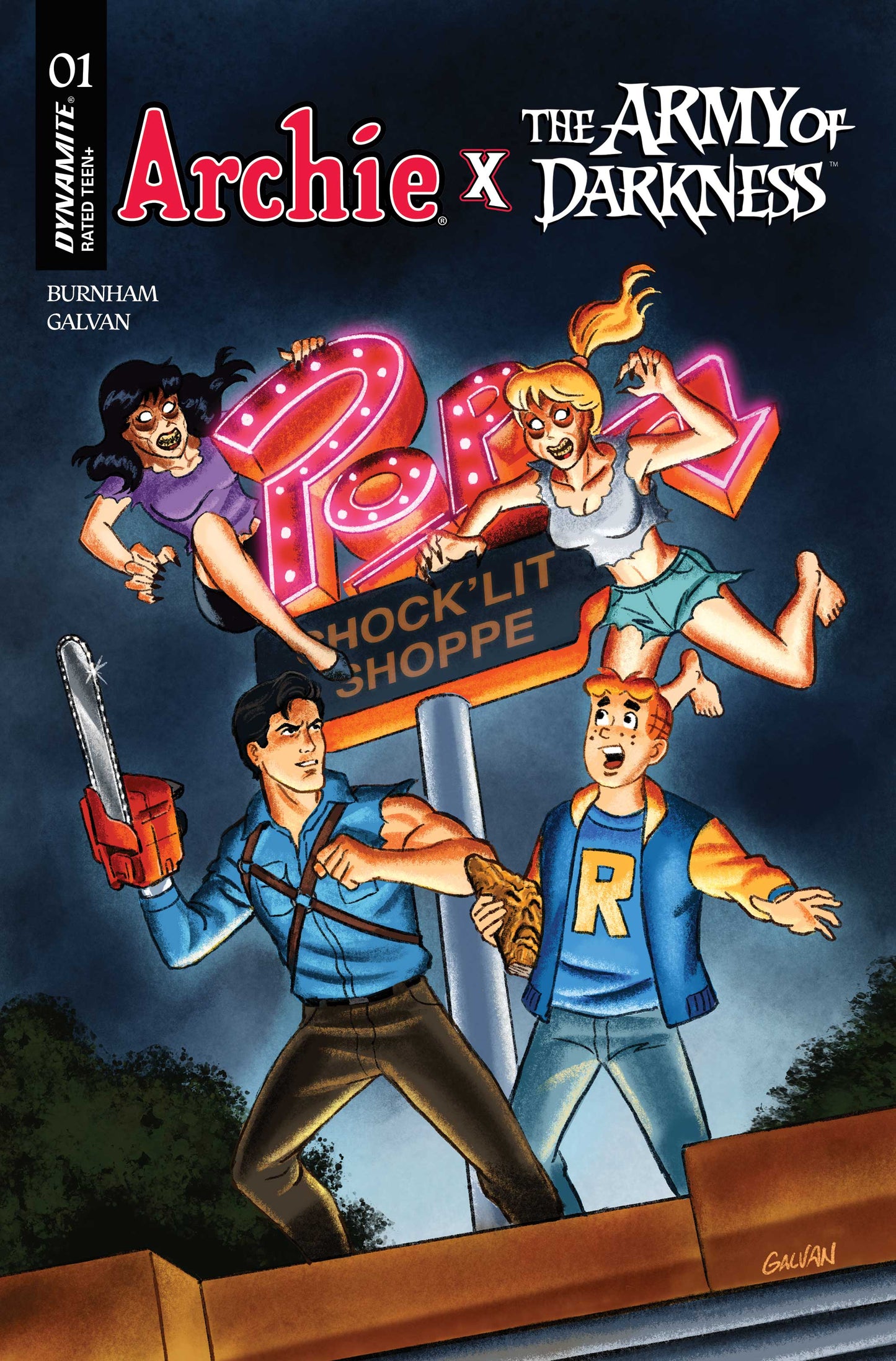ARCHIE X ARMY OF DARKNESS #1 CVR B BILL GALVAN VAR