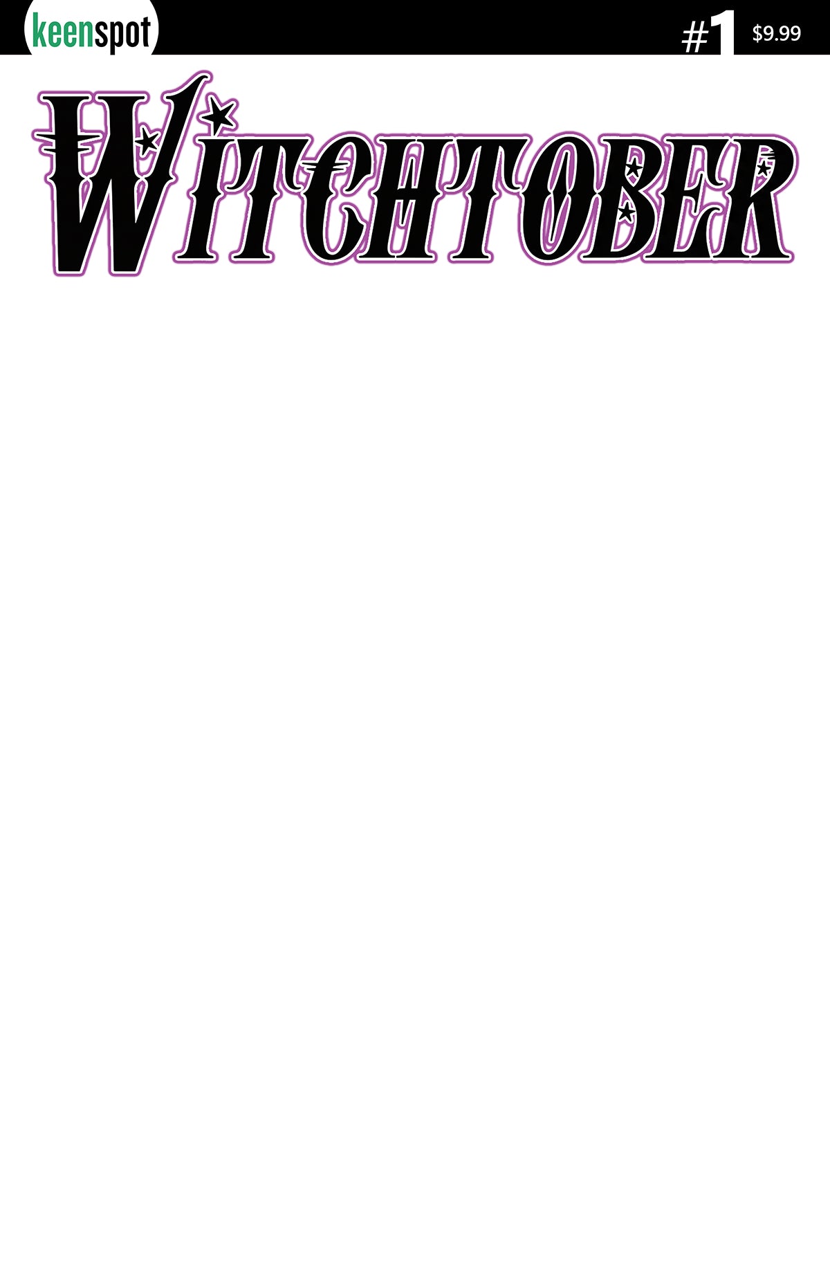 WITCHTOBER #1 CVR B BLANK SKETCH COLORING BOOK COVER VAR