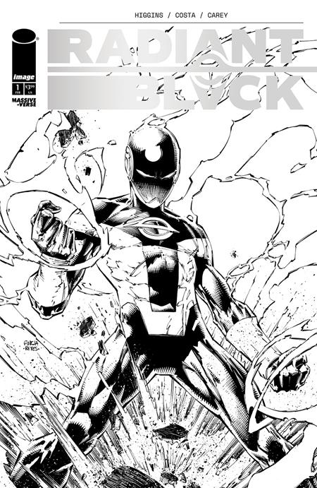 RADIANT BLACK AND WHITE (ONE SHOT) CVR A DAVID FINCH