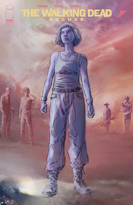 WALKING DEAD DELUXE #131 CVR C STEFANO GAUDIANO VAR (MR)