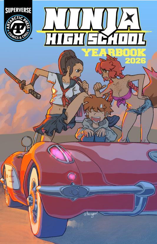 NINJA HIGH SCHOOL YEARBOOK 2026 CVR B DANIEL CORONADO FIRE HORSE VAR