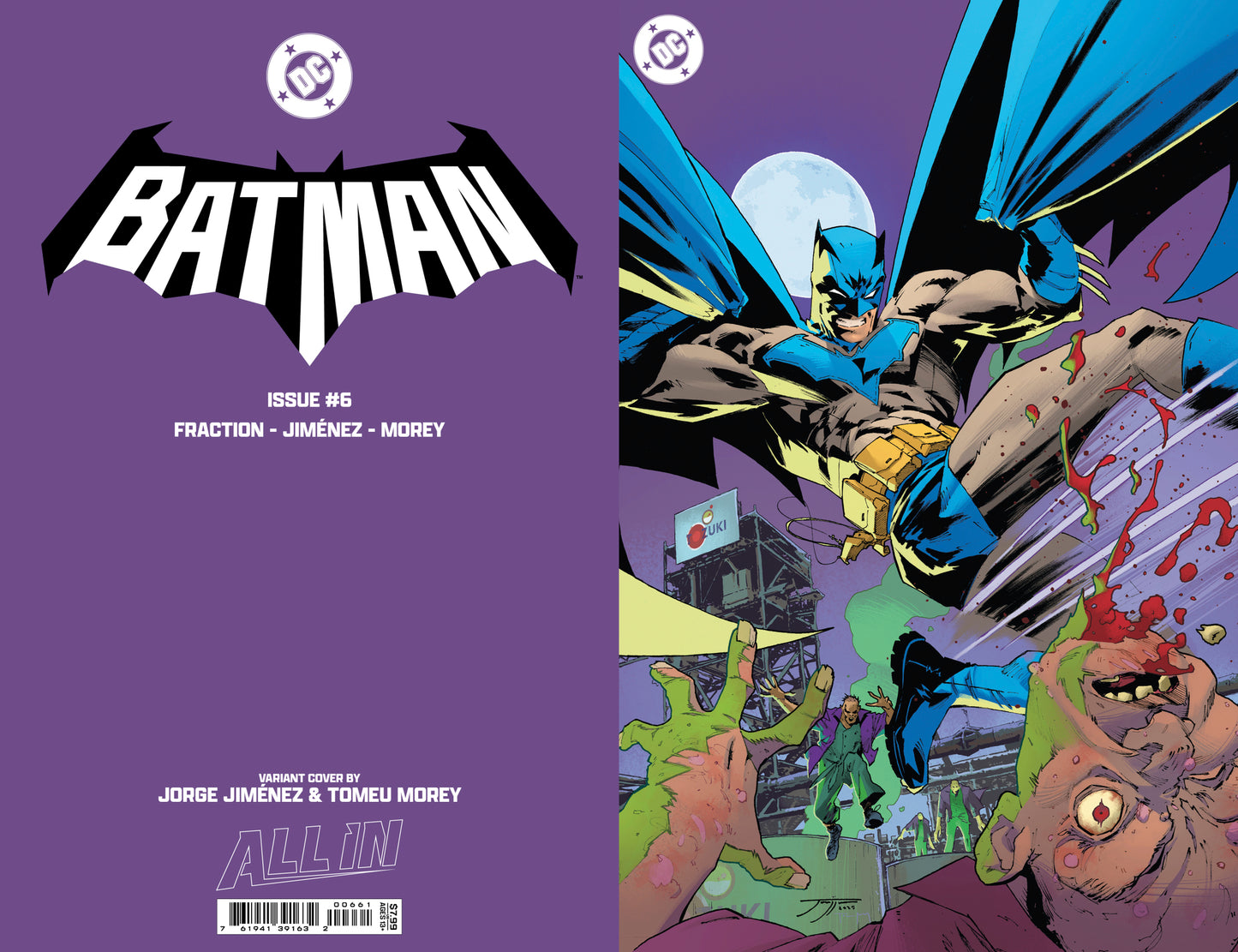 BATMAN #6 CVR G JORGE JIMENEZ FOIL VAR
