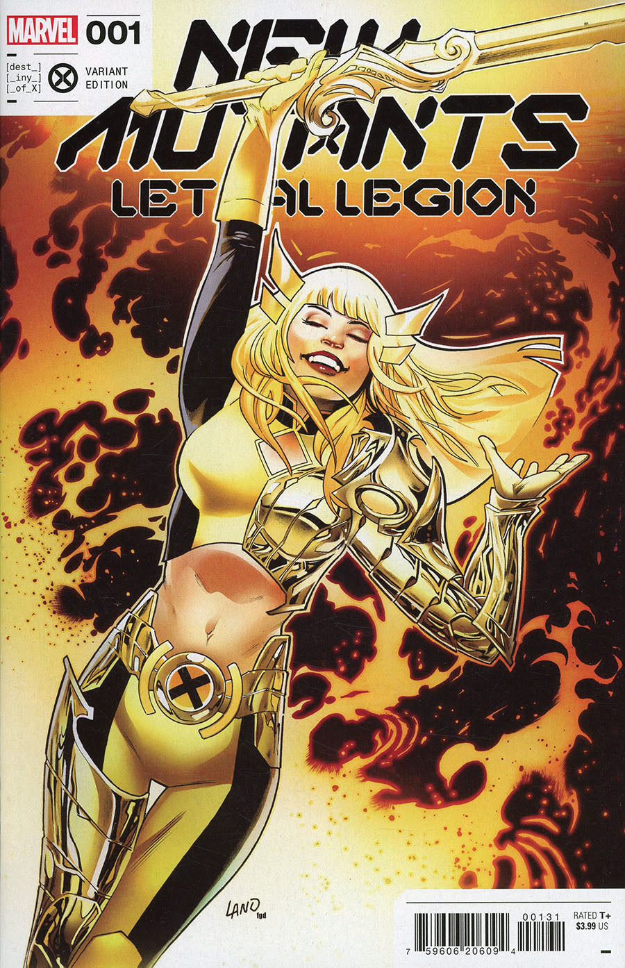 NEW MUTANTS: LETHAL LEGION #1 GREG LAND VARIANT