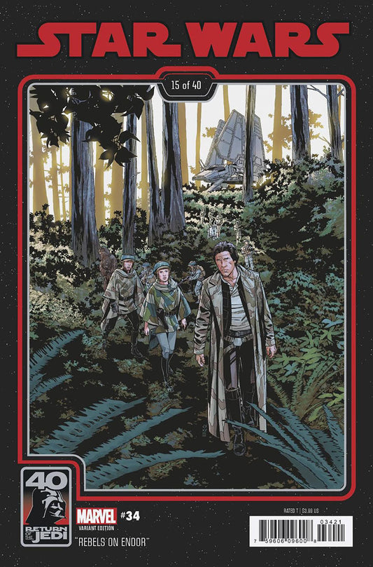 STAR WARS (2020) #34 CHRIS SPROUSE RETURN OF THE JEDI 40TH ANNIVERSARY VARIANT
