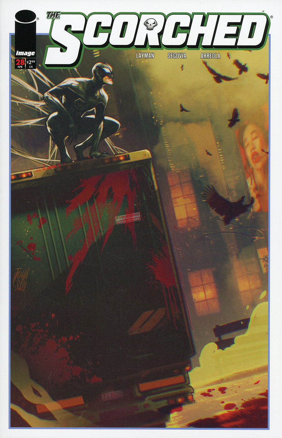 SPAWN SCORCHED #28 CVR B FRANCESCO TOMASELLI VAR