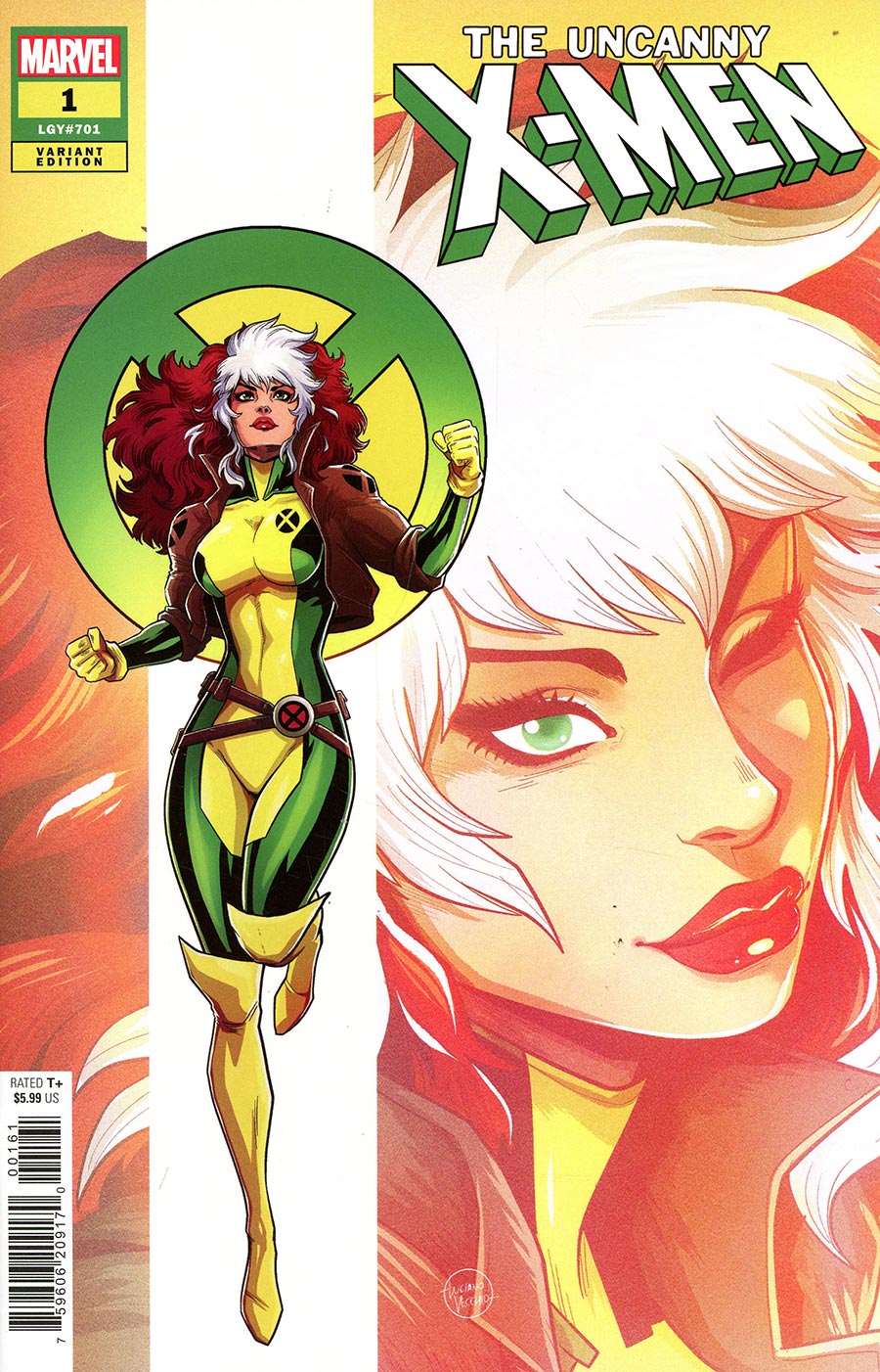 UNCANNY X-MEN #1 LUCIANO VECCHIO ROGUE COVER