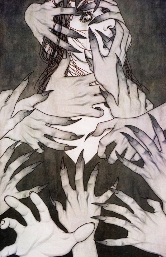 HELLO DARKNESS #1 JENNY FRISON BLACK & WHITE VIRGIN THANK YOU VARIANT