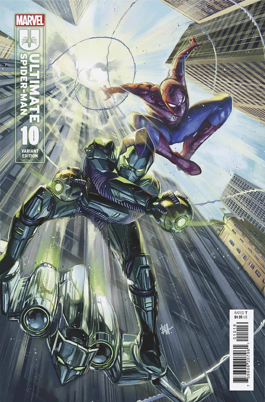 ULTIMATE SPIDER-MAN #10 BEN HARVEY INCENTIVE VARIANT [1:25]