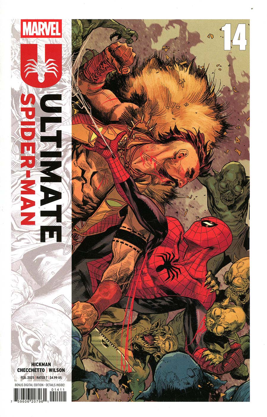 ULTIMATE SPIDER-MAN #14 MARCO CHECCHETTO MAIN COVER