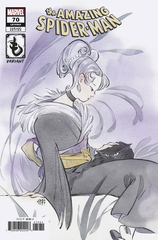 AMAZING SPIDER-MAN (2022) #70 PEACH MOMOKO KIMONO VARIANT