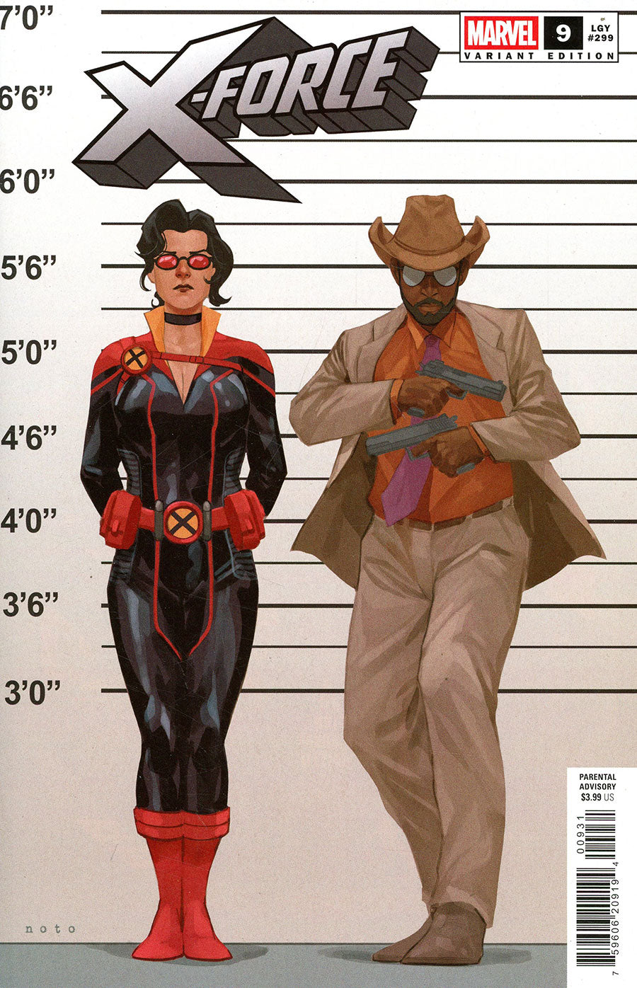 X-FORCE #9 PHIL NOTO X-MANHUNT CONNECTING VARIANT