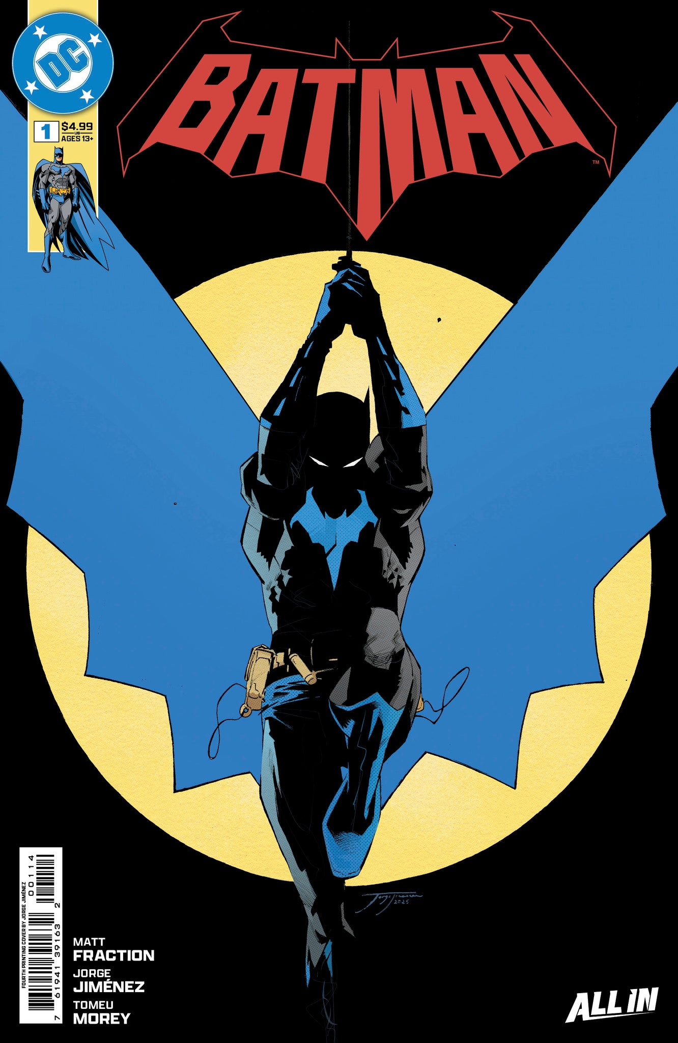 BATMAN #1 Fourth Printing