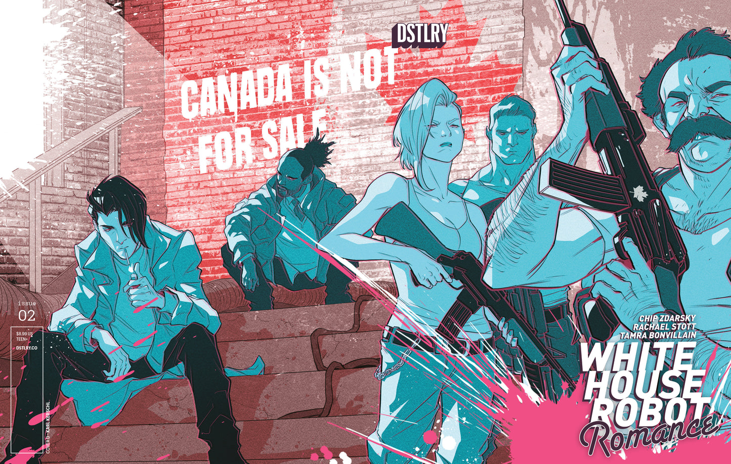 WHITE HOUSE ROBOT ROMANCE #2 CVR D KARL KERSCHL VARIANT