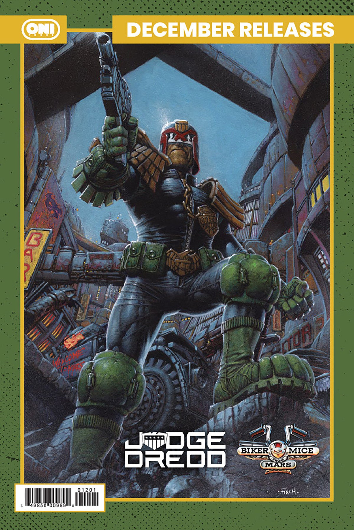 ONI PRESS DEC 26 FOC CHECKLIST POSTCARD