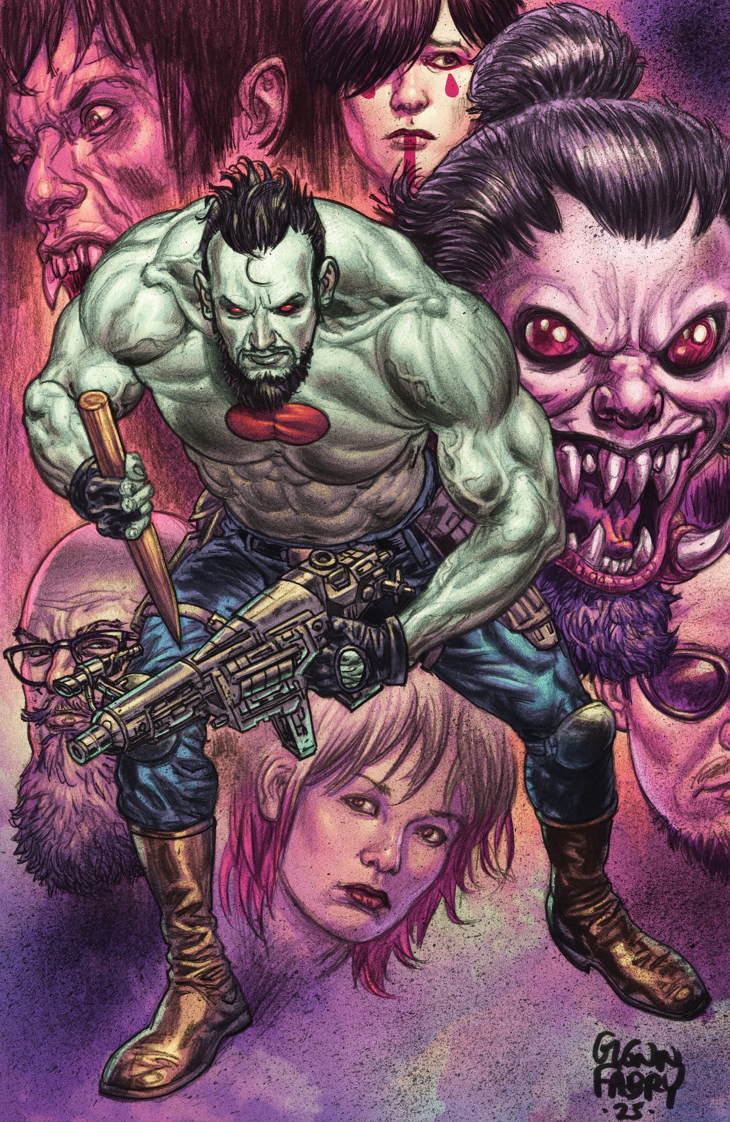 VALIANT BEYOND: BLOODSHOT #2 VARIANT D (FABRY FULL ART)