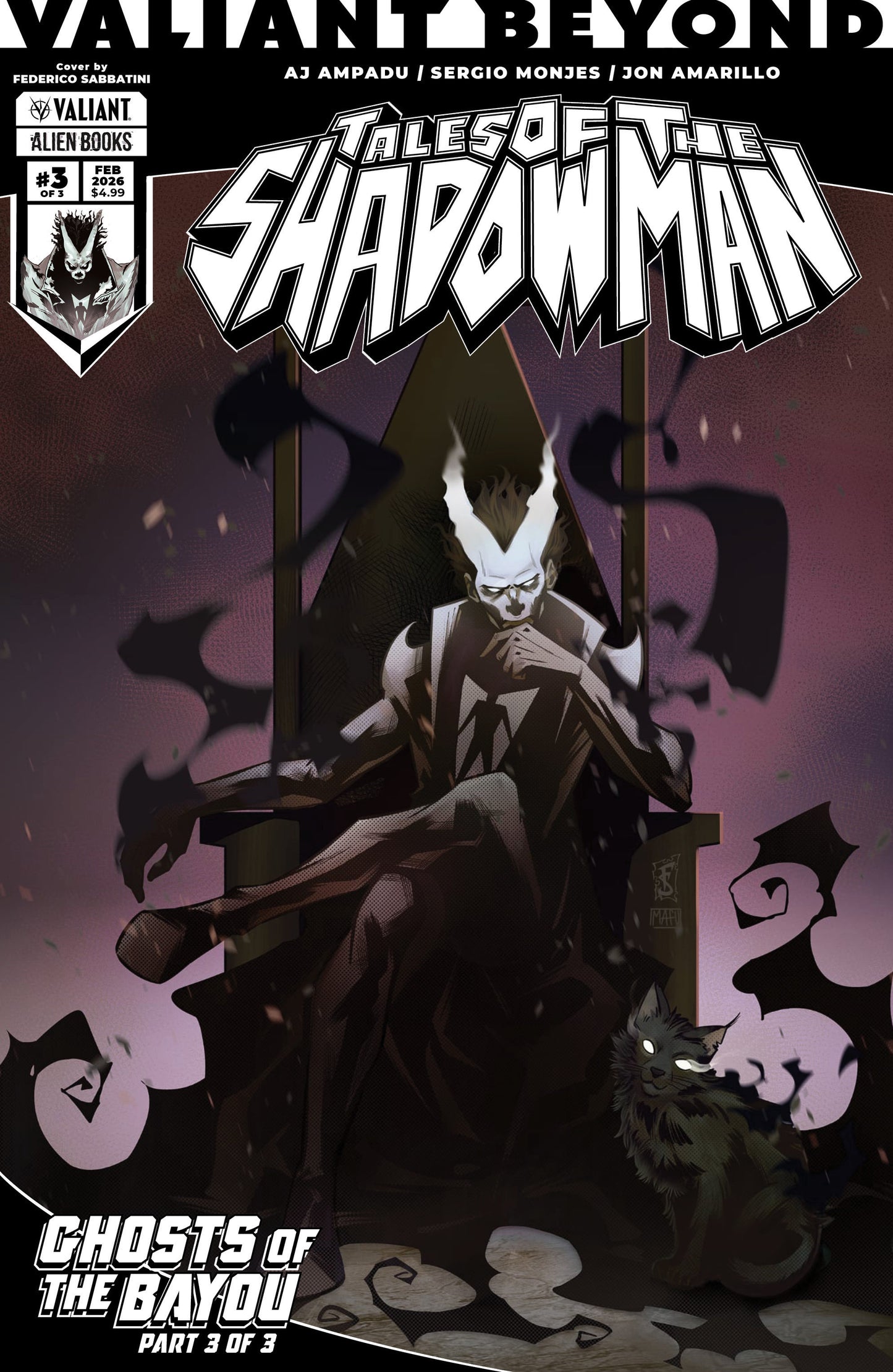 VALIANT BEYOND: TALES OF THE SHADOWMAN #6--GHOSTS OF THE BAYOU #3 COVER A (SABBATINI)