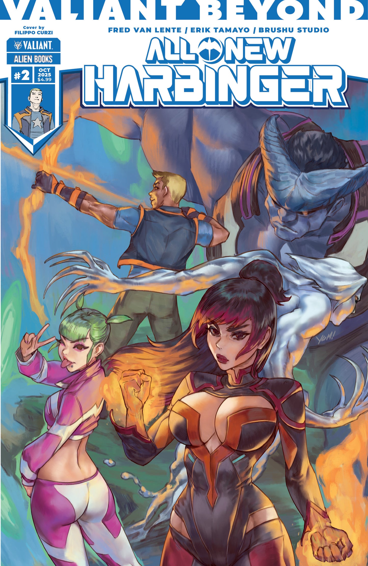 VALIANT BEYOND: ALL-NEW HARBINGER #2 COVER A (CURZI)