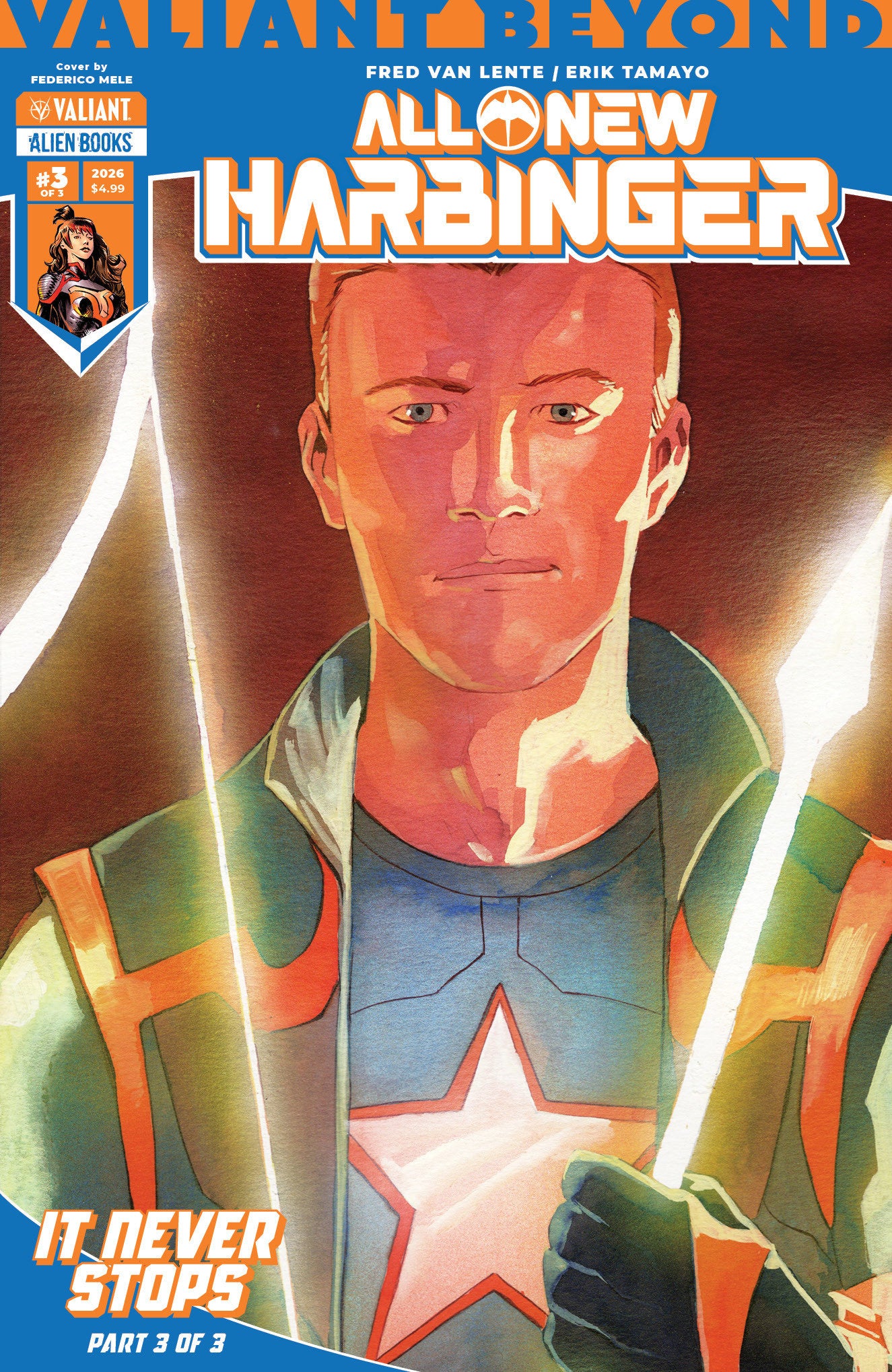 VALIANT BEYOND: ALL-NEW HARBINGER #6--IT NEVER STOPS #3 VARIANT B (MELE)