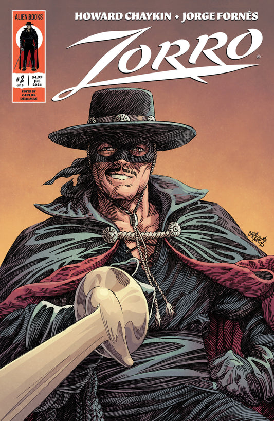 ZORRO #2 VARIANT B (DEARMAS)