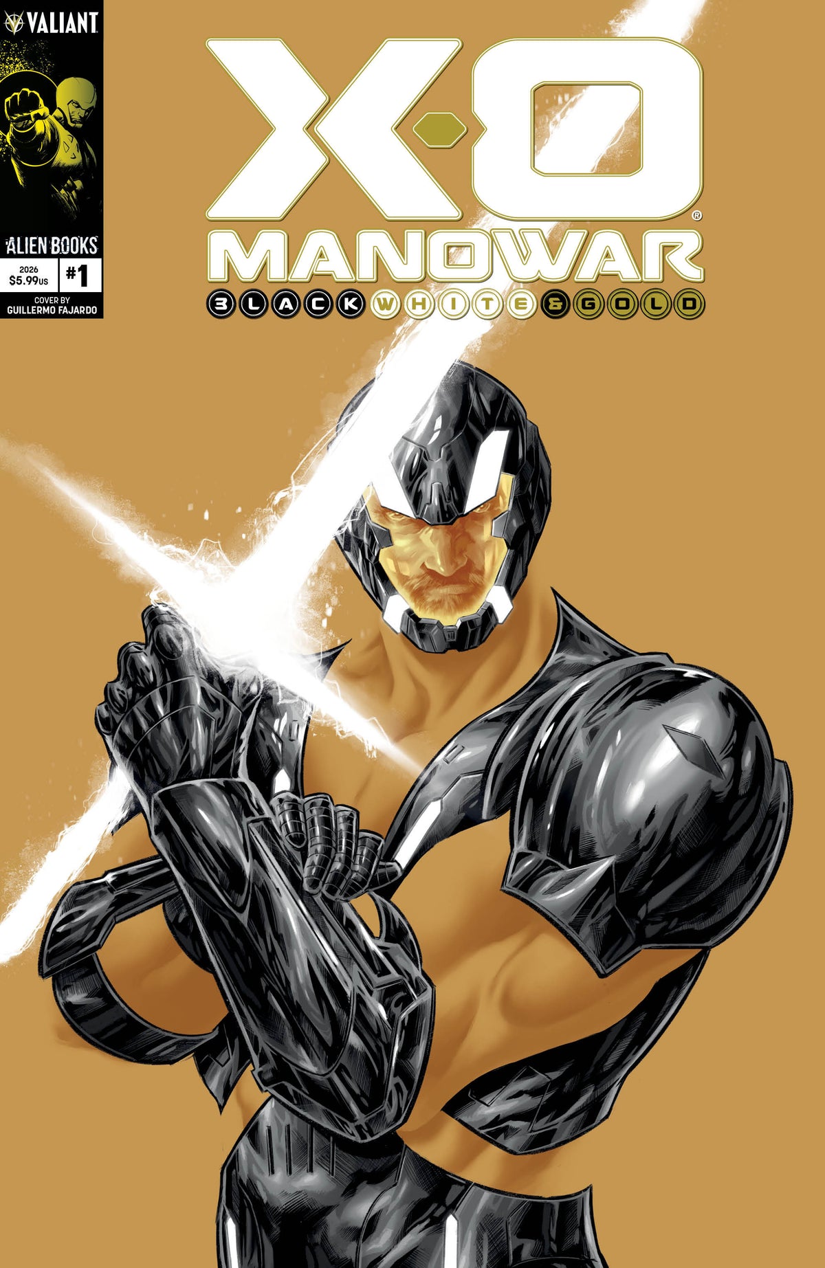 X-O MANOWAR: BLACK, WHITE & GOLD #1 COVER A (FAJARDO)