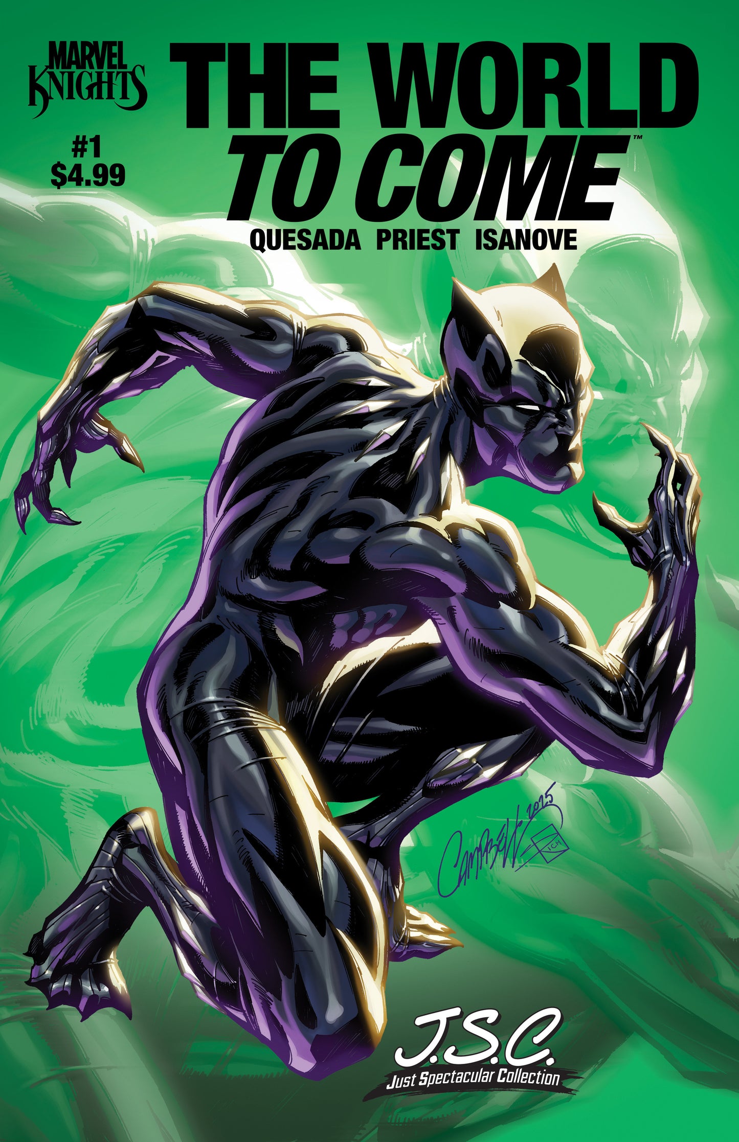 MARVEL KNIGHTS: THE WORLD TO COME #3 J. SCOTT CAMPBELL JUST SPECTACULAR COLLECTION VARIANT