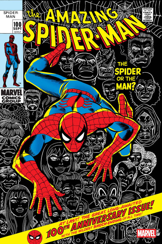 AMAZING SPIDER-MAN #100 FACSIMILE EDITION POSTER