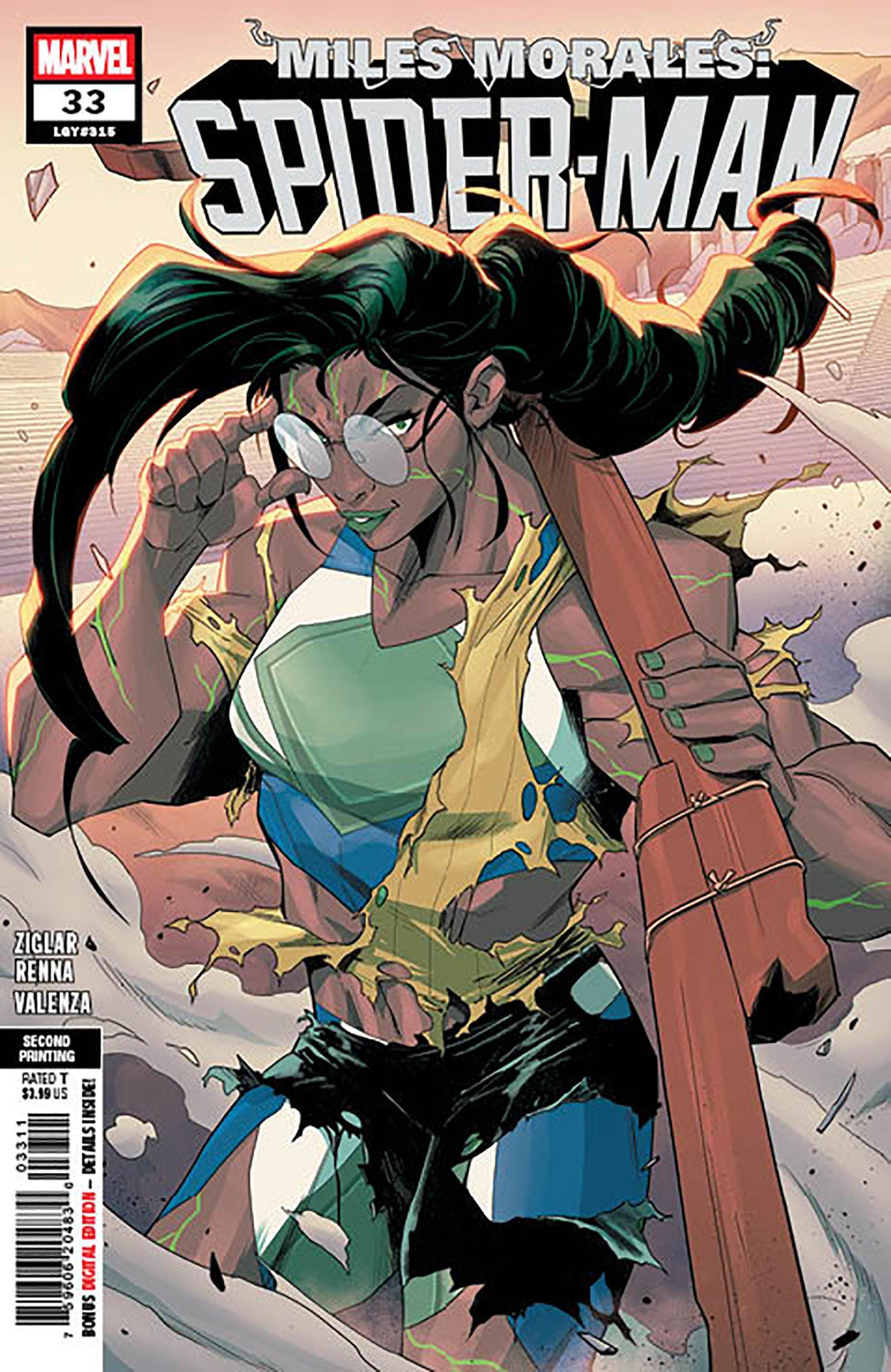 MILES MORALES: SPIDER-MAN #33 MARCO RENNA 2ND PRINTING VARIANT