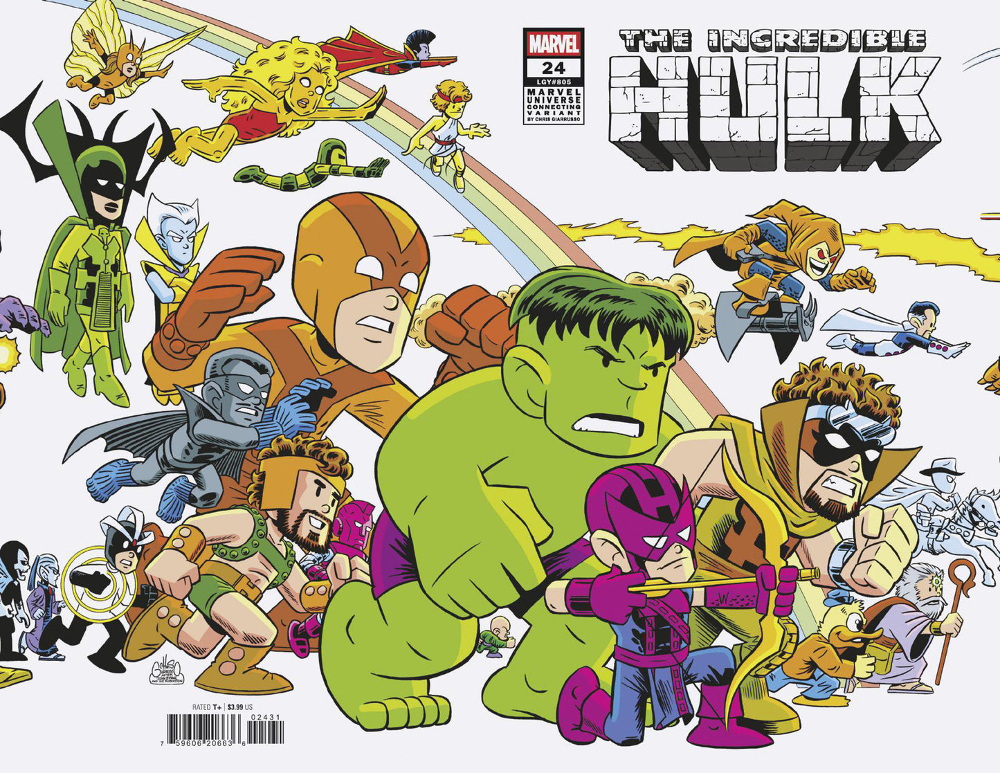 INCREDIBLE HULK #24 CHRIS GIARRUSSO MARVEL PRH UNIVERSE CONNECTING WRAP VARIANT E