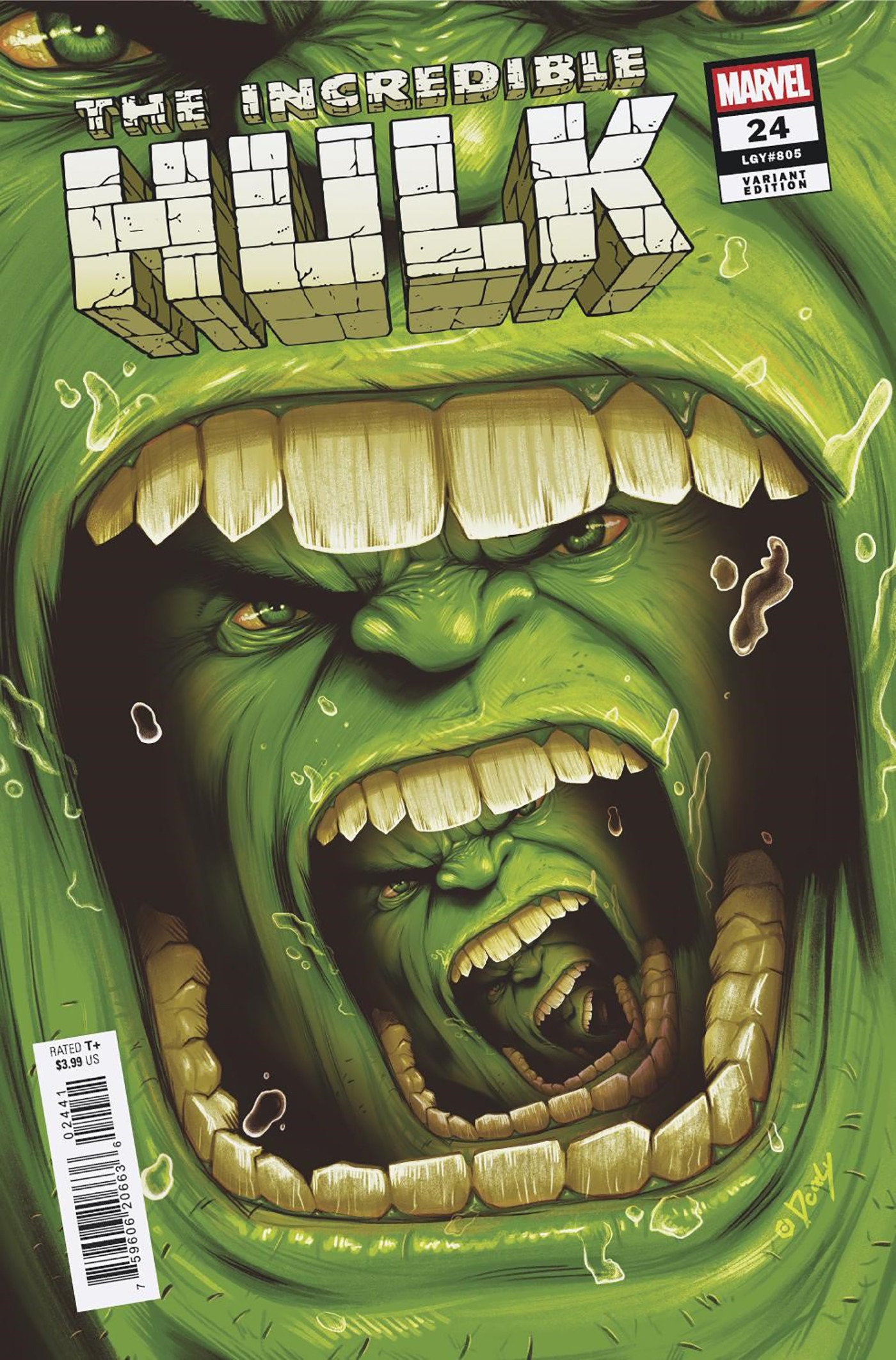 INCREDIBLE HULK #24 DOALY VARIANT