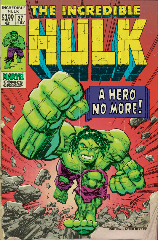 INCREDIBLE HULK #27 ERIK LARSEN RETROVISION VARIANT